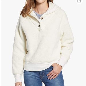 Lucky Brand Cozy Teddy Cloud Hoodie